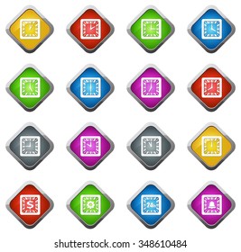  Time glossy web icon set