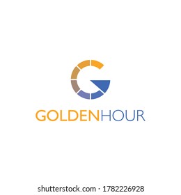   el tiempo es el logotipo dorado con un aspecto atractivo y atractivo 