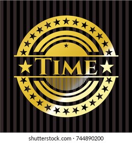 Time golden badge