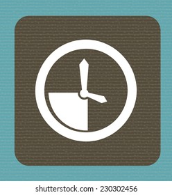 time graphic design , vector illustration