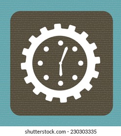 time graphic design , vector illustration