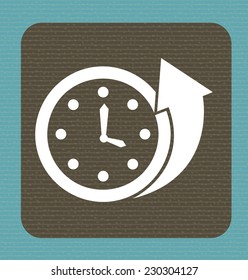 time graphic design , vector illustration