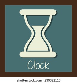 time graphic design , vector illustration