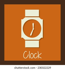 time graphic design , vector illustration