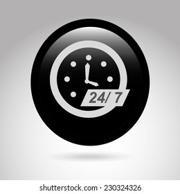 time graphic design , vector illustration