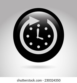 time graphic design , vector illustration
