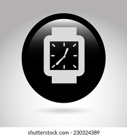 time graphic design , vector illustration