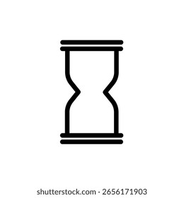 Ciclo de reloj de arena de tiempo - icono de Vector