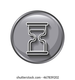 time Hourglass icon design, vector illustration eps10