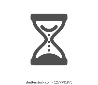 Time hourglass icon. Sand watch sign. Quality design element. Classic style icon. Vector