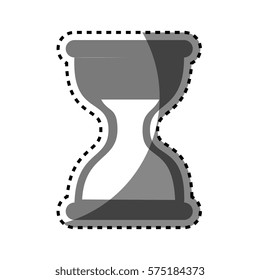 time hourglass isolated icon
