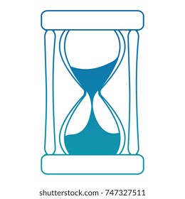 time hourglass isolated icon