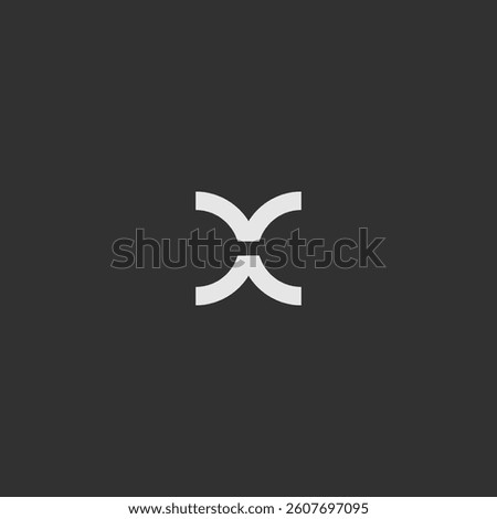 Time Hourglass Logo Design monogram Icon Graphic Emblem 