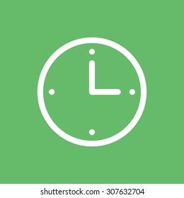 Time, hours, clock icon vector image.Can also be used for user interface. Suitable for mobile apps, web apps and print media.