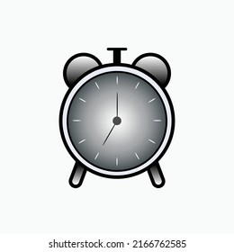 Zeitsymbol. Alarm, Uhrensymbol - Vektorgrafik.