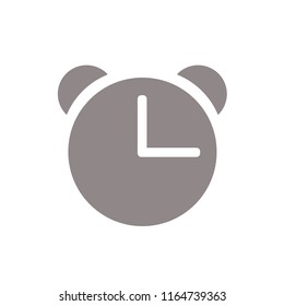 Time icon. Alarm clock vector illustration. Clock icon or logo. Symbol for your web site design, logo, app, UI. 