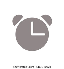 Time icon. Alarm clock vector illustration. Clock icon or logo. Symbol for your web site design, logo, app, UI. 