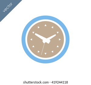 Time icon. clock icon. 