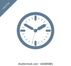 Time icon. clock icon.