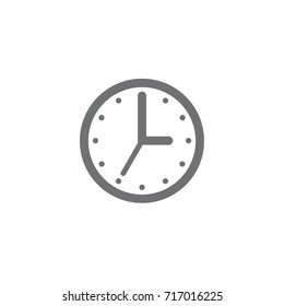 Time icon. Clock line icon. Linear pictogram