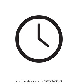 Time icon. Clock icon vector 