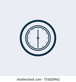 Time icon, Clock icon vector