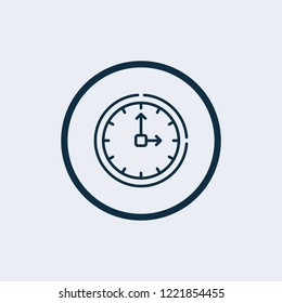 Time icon, Clock icon vector. Deadline Icon