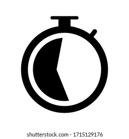 Time icon. Clock icon vector. Time vector icon on white background