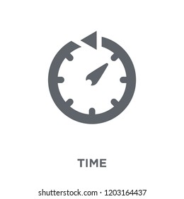 Time icon. Time design concept from Time managemnet collection. Simple element vector illustration on white background.
