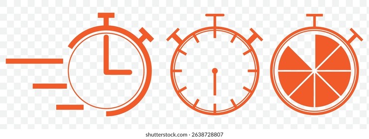 Time icon design.  Task time icon in modern outline style design. Vector illustration. Vector illustration on Transparent Background. EPS 10. - Powered by Shutterstock - Get 15% off with code: PIKWIZARD15