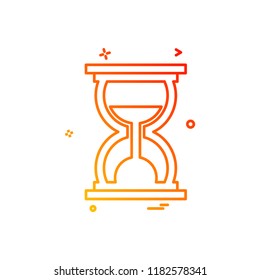 Time icon design vector