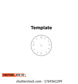 time icon design vector illustration template