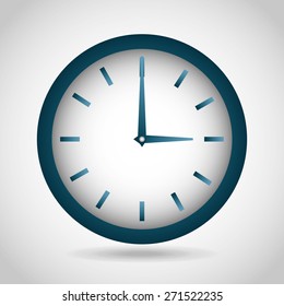 time icon design, vector illustration eps10 graphic 