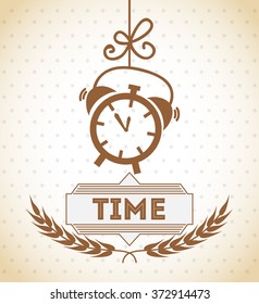 time icon design, vector illustration eps10 graphic 