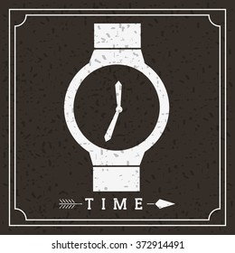 time icon design, vector illustration eps10 graphic 