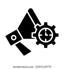 Elemento de icono de tiempo para el diseño