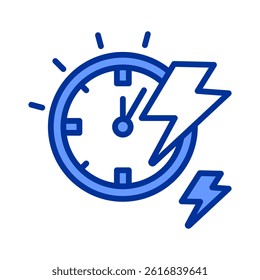 Time Up Icon Element For Design
