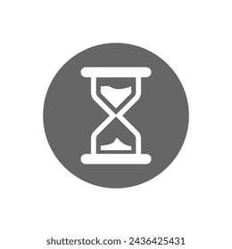 Time icon flat design template