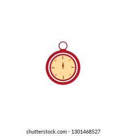 time icon how to make clock shape graphic element Illustration template design