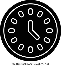Time Icon or Illustration Representing Clocks, Schedules, and Timekeeping Concepts