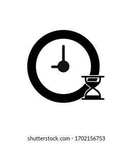 Time icon. Illustration template vector