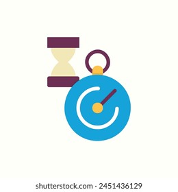 time icon, isolated icon in light background, perfect for website, blog, logo, graphic design, social media, UI, mobile app