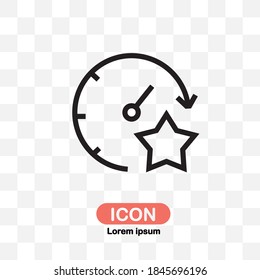 Time icon isolated on white background.