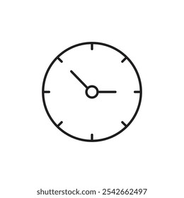 Ícone de tempo isolado no plano de fundo branco