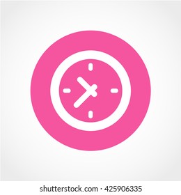 time Icon Isolated on White Background