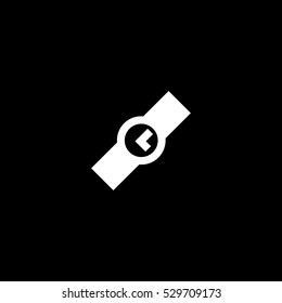 Time icon, isolated, white background