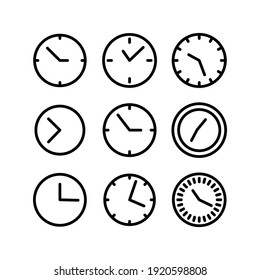time icon or logo isolated sign symbol vector illustration - Collection of high quality black style vector icons
