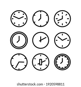 time icon or logo isolated sign symbol vector illustration - Collection of high quality black style vector icons
