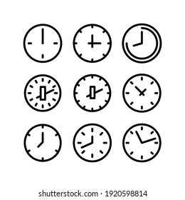 time icon or logo isolated sign symbol vector illustration - Collection of high quality black style vector icons
