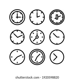 time icon or logo isolated sign symbol vector illustration - Collection of high quality black style vector icons
